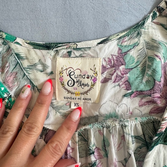 ANTHROPOGIE | Sunday Mi Amor Maxi Dress Size XS - Picture 4 of 6